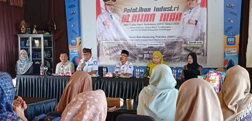 DKUPP Kabupaten Probolinggo berkomitmen meningkatkan kualitas dan daya saing pelaku Usaha UMKM melalui Pelatihan GMP