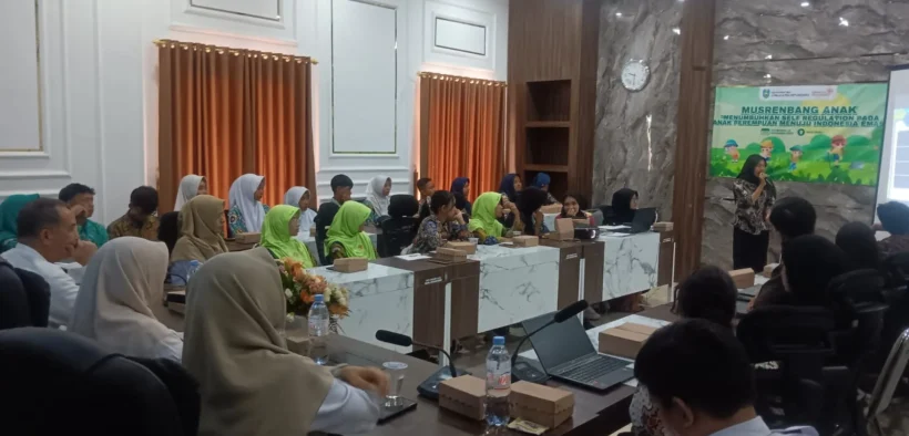 DP3APPKB Situbondo menggelar Musrenbang Anak 2025 sebagai wadah partisipasi bagi anak-anak untuk menyampaikan aspirasi dan ide pembangunan daerah yang ramah anak