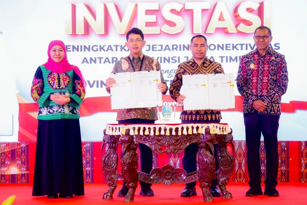 Bank Jatim dan Bank NTT Resmi Teken Kerja Sama di Misi Dagang Jatim–NTT