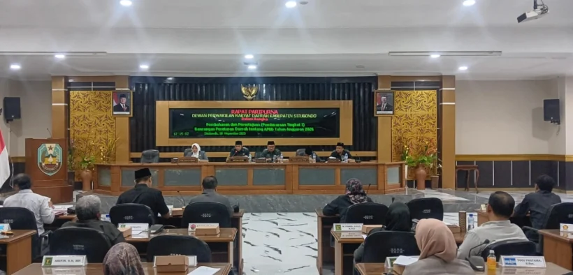 DPRD Kabupaten Situbondo kembali menggelar rapat paripurna pembahasan Rancangan Peraturan Daerah (Raperda) tentang APBD Tahun Anggaran 2026.