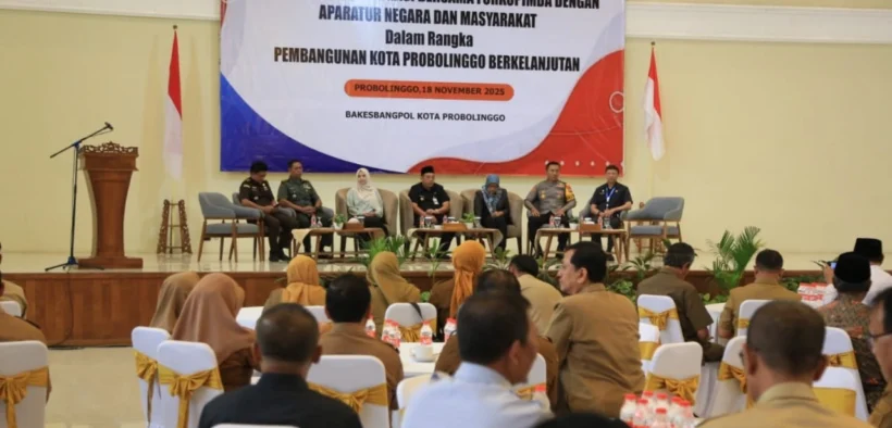 Pemkot Probolinggo gelar dialog Forkopimda untuk memperkuat sinergi, stabilitas daerah, dan mendorong pembangunan kota yang berkelanjutan.