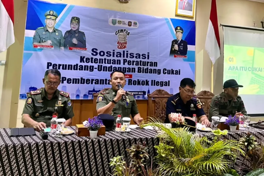 Pemkot Probolinggo Tekan Rokok Ilegal Lewat Sosialisasi Cukai Untuk Camat dan Lurah