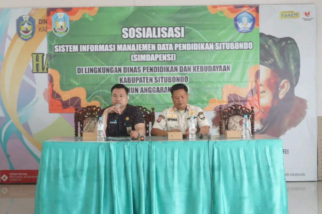 Dinas Pendidikan dan Kebudayaan Kabupaten Situbondo resmi menggelar sosialisasi Aplikasi SIMDAPENSI Kepada Operator Sekolah