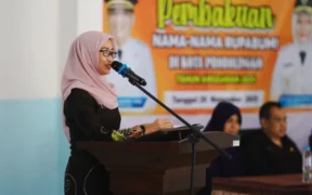 Perkuat data geospasial, Pemerintah Kota Probolinggo Sosialisasi dan Praktek Lapangan Pembakuan Nama-Nama Rupabumi, Rabu (20/11/2025).