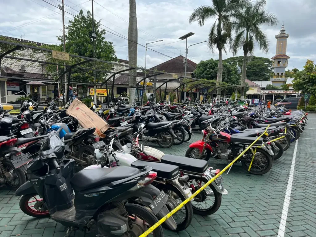 Ratusan Motor Pembalap Liar Diamankan Polres Malang