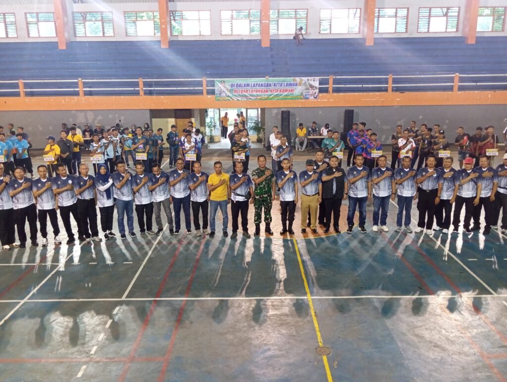 Kapolres Jombang Buka Kejuaraan Bola Voli Kapolres Cup 2025