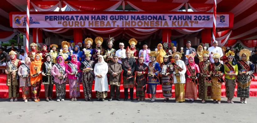 Upacara HGN 2025 di Surabaya dipimpin langsung Mendikdasmen Abdul Mu'ti. Pemerintah umumkan peningkatan kesejahteraan dan perlindungan guru.