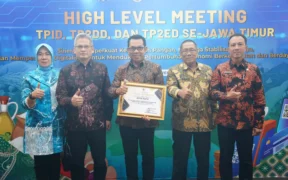 Pemerintah Kota Batu meraih Penghargaan TP2DD Mota kategori Sinergitas Pemungutan Opsen Pajak Terbaik Tahun 2025