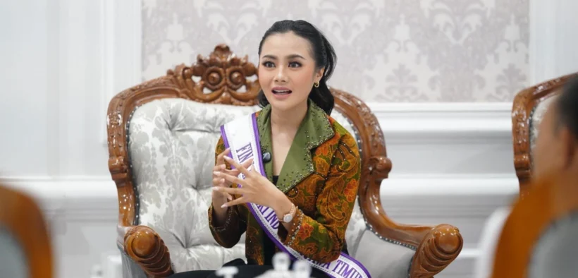 Anindya Rizky Rahmadani, finalis Puteri Indonesia Jawa Timur 2026 yang kini menjadi buah bibir warga Kota Probolinggo