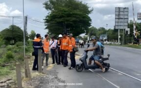 peningkatan jalur kereta api