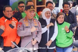 Kapolri Pimpin Apel Ojol Kamtibmas Jogo Jatim di Malang
