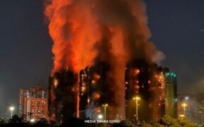 kebakaran apartemen Hong Kong