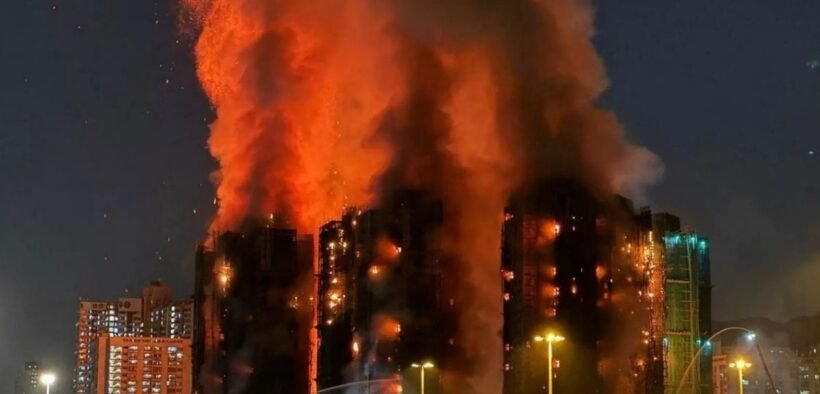 kebakaran apartemen Hong Kong