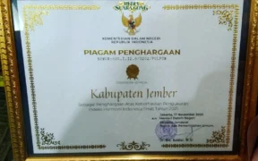 Jember Raih Penghargaan IHaI 2025 dari Kemendagri