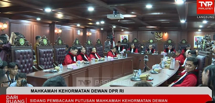 Mahkamah Kehormatan Dewan (MKD) DPR RI resmi memutuskan pemangkasan anggaran dana reses menjadi 22 titik per anggota DPR