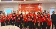 Timnas bola voli putri Indonesia resmi dilepas untuk bertanding pada ajang SEA Games 2025. Pelepasan berlangsung di Deli Serdang, Sumatra Utara, Kamis (4/12/2025). (PBVSI)