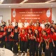 Timnas bola voli putri Indonesia resmi dilepas untuk bertanding pada ajang SEA Games 2025. Pelepasan berlangsung di Deli Serdang, Sumatra Utara, Kamis (4/12/2025). (PBVSI)