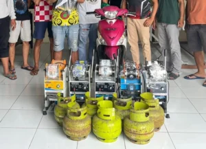 Polisi Tangkap Pencuri Spesialis Booth Minuman