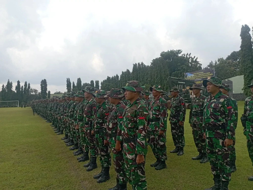 310 Personel Yonzipur 5/ABW Diberangkatkan ke Aceh untuk Operasi Kemanusiaan