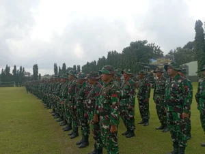 310 Personel TNI Yonzipur 5/ABW Diberangkatkan ke Aceh