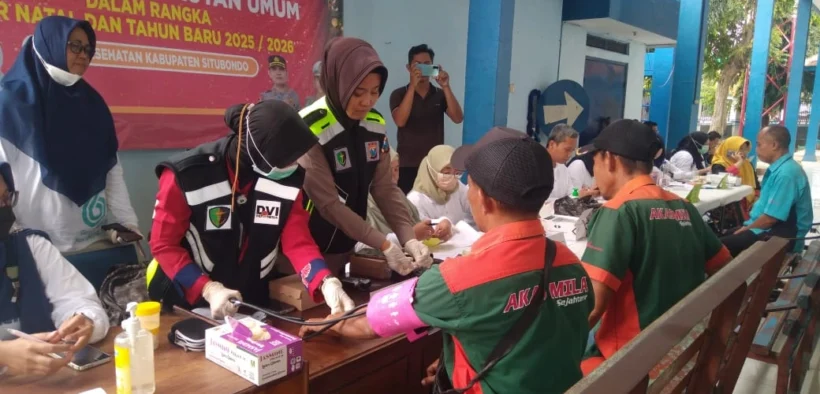 Jelang Nataru, Sopir Angkutan Umum di Situbondo Jalani Tes Kesehatan