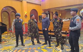 Polres Situbondo bersama Orman Islam Banser Amankan Ibadah Natal