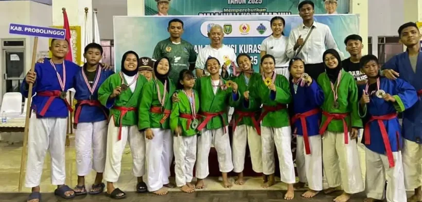 Atlet Kurash Kabupaten Probolinggo kembali menorehkan prestasi membanggakan di ajang Kejuaraan Provinsi (Kejurprov) Kurash Jawa Timur