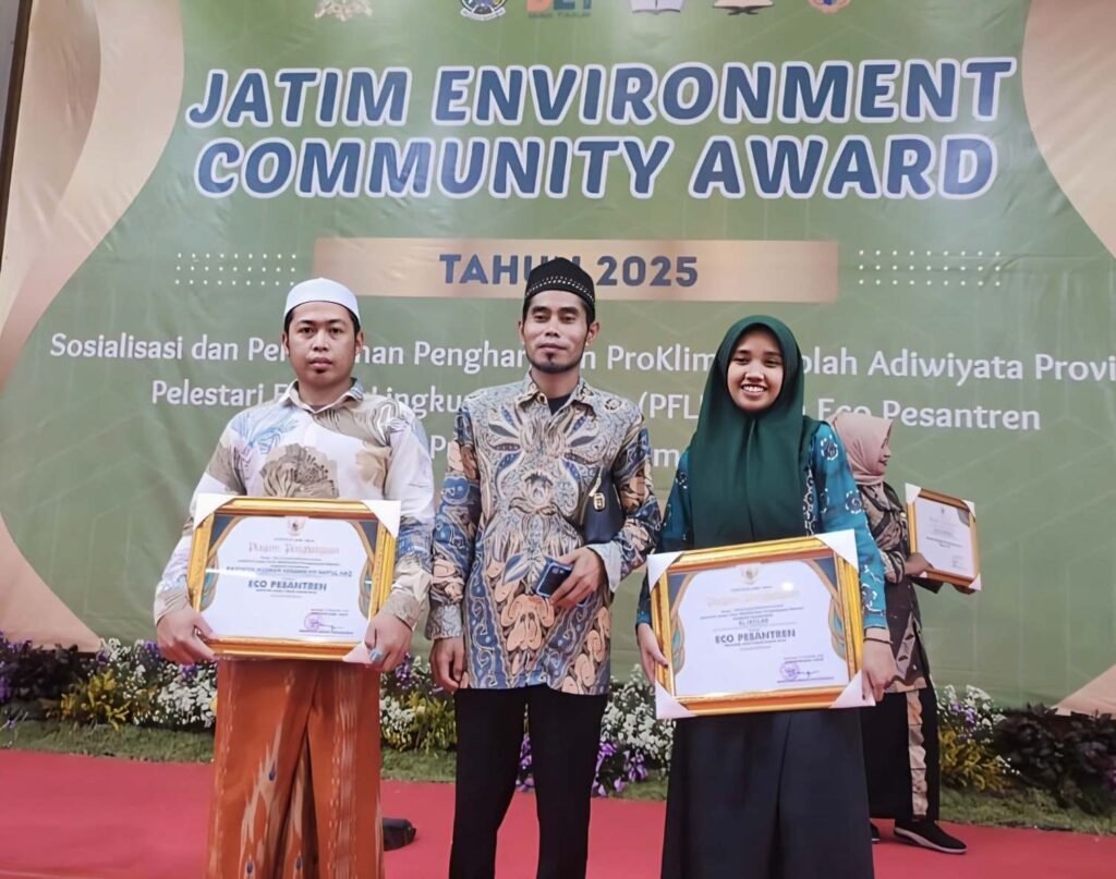 Pondok Pesantren Ra’iyatul Husnan Asrama KH Saiful Haq, Kecamatan Wringin, Kabupaten Bondowoso Sabet Eco Pesantren Jatim