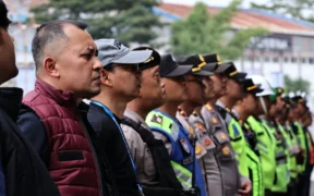Polres Malang menurunkan 552 personel gabungan untuk mengamankan laga antara Arema FC melawan Persita Tangerang.