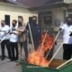 pemusnahan barang bukti Probolinggo
