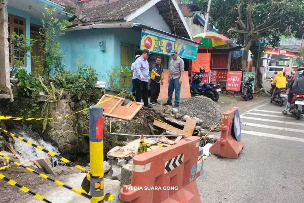 penanganan kerusakan jalan batu