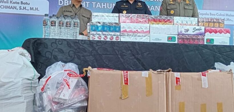 pemberantasan rokok ilegal Batu