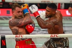 Anthony Joshua KO Jake Paul Pukulan Keras Tutup Duel Miami