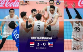 Tim Voli Putra Indonesia Juara Grup Usai Taklukan Filipina di SEA Games 2025 