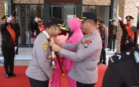 Estafet kepemimpinan di tubuh Polres Batu resmi berpindah Jabatan Kapolres Batu kini diserahkan kepada AKBP Aris Purwanto