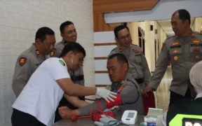 Kapolres Batu AKBP Aris Purwanto menekankan pelayanan masyarakat dengan sepenuh hati, dalam peringatan Hari Kesadaran Nasional