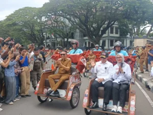 200 Becak Listrik Bantuan Presiden Disalurkan di Kota Malang