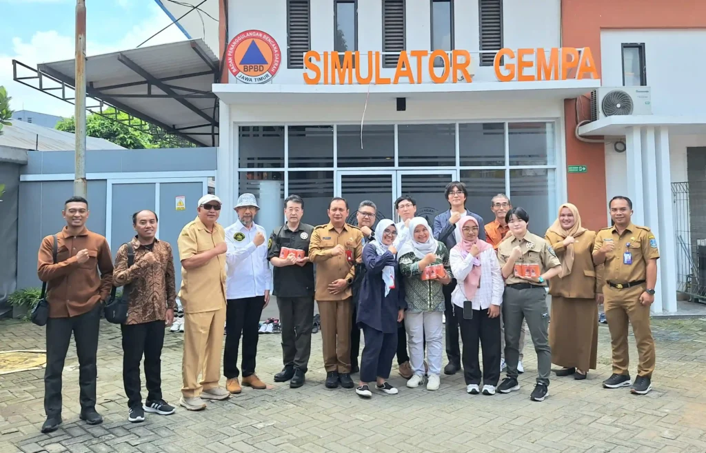 olaborasi Pemanfaatan Drone untuk Mitigasi Bencana, Tim CIS Jepang dan BRIN Kunjungi BPBD Jatim