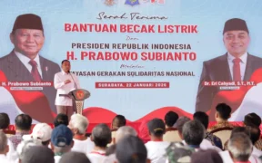 200 Becak Listrik Bantuan Presiden Prabowo Resmi Mengaspal di Surabaya, Difokuskan Jadi Becak Wisata Ramah Lingkungan