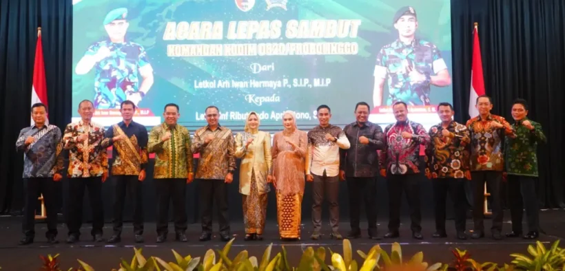 Lepas Sambut Dandim 0820 Probolinggo, Estafet kepemimpinan di lingkungan Kodim 0820/Probolinggo resmi berganti.