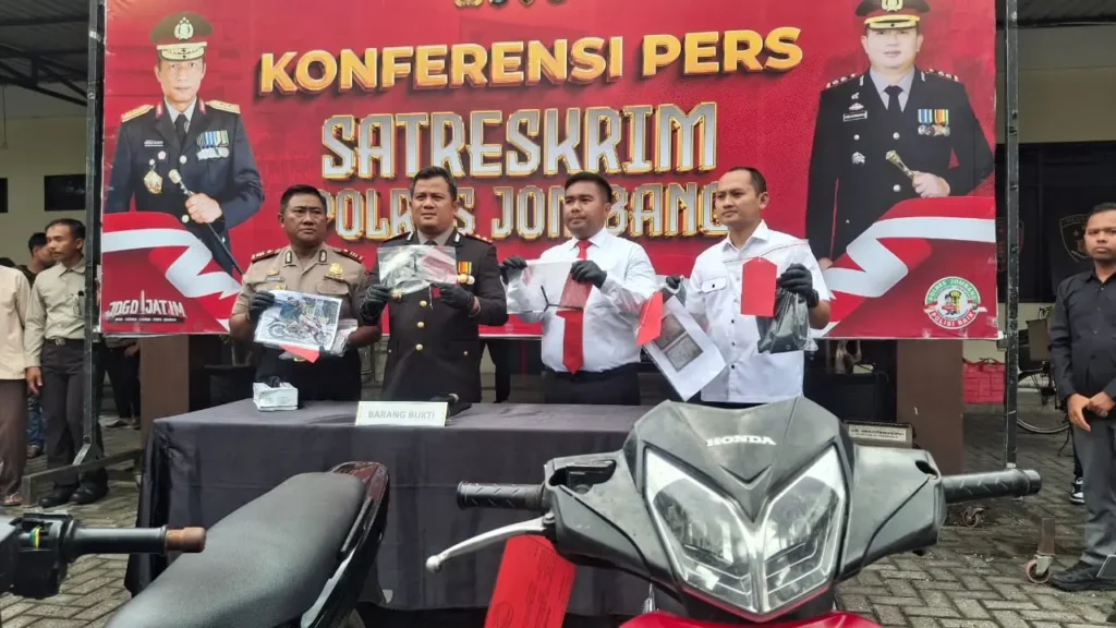 Polres Jombang Bongkar Jaringan Curanmor Lintas Kota