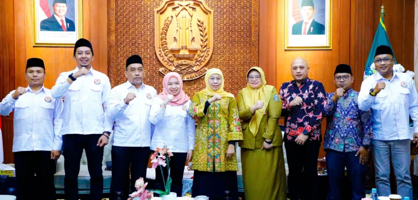 Gubernur Khofifah Terima KPID Jatim, Ajak Perkuat Sinergi dan Kolaborasi Jelang Kick Off Piala Dunia 2026, Dorong Penyiaran Legal Berkualitas