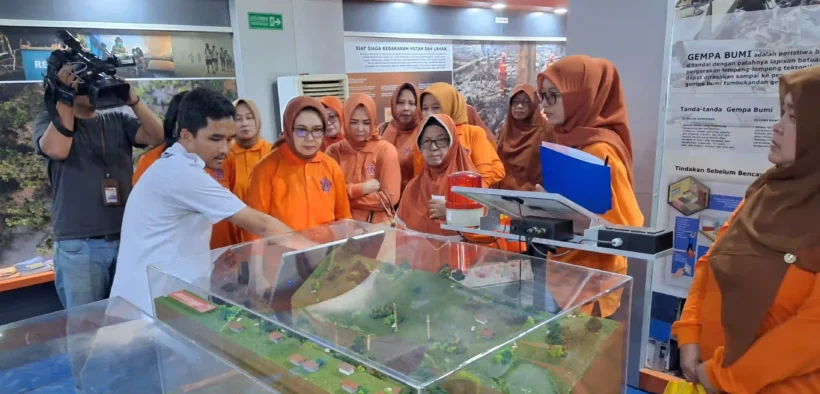 Kolaborasi Bareng BKOW Jatim, BPBD Kenalkan Penanganan Bencana kepada Organisasi Wanita se-Jatim