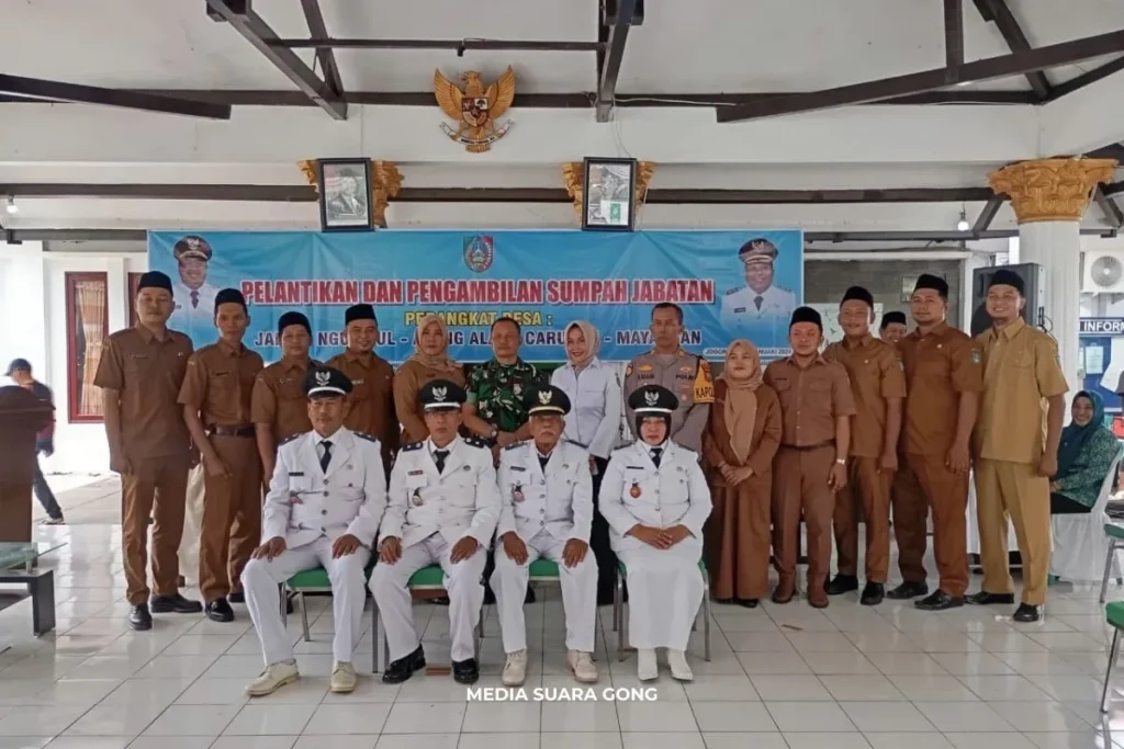 pelantikan perangkat desa jogoroto
