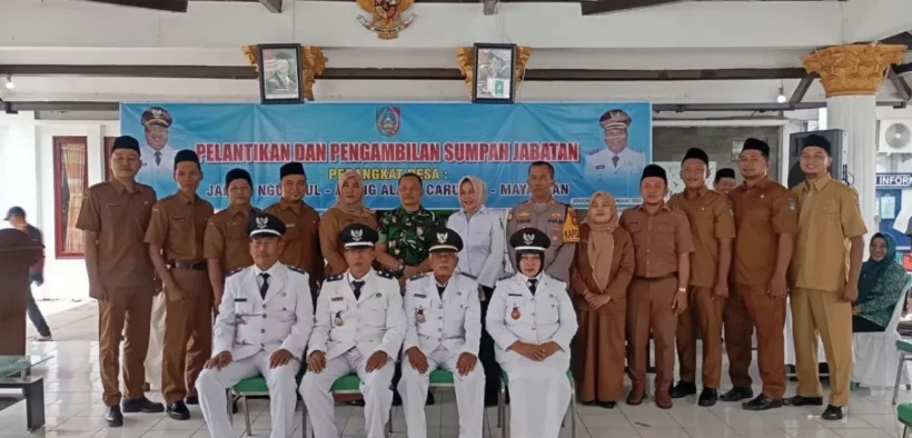 pelantikan perangkat desa jogoroto