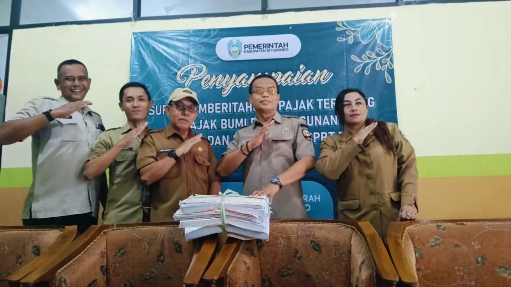 Pemerintah Kabupaten Situbondo melalui Bapenda mulai melaksanakan penyampaian SPPT PBB-P2 Tahun 2026 di 17 kecamatan se-Kabupaten Situbondo