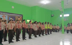 Kwartir Cabang Pramuka Kota Malang turunkan 100 anggota Pramuka untuk mendukung pelaksanaan Mujahadah Kubro 1 Abad Nahdlatul Ulama (NU)