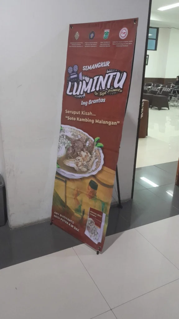 Bedah Buku Soto Kambing Malang "Semangkuk Lumintu Ing Brantas":