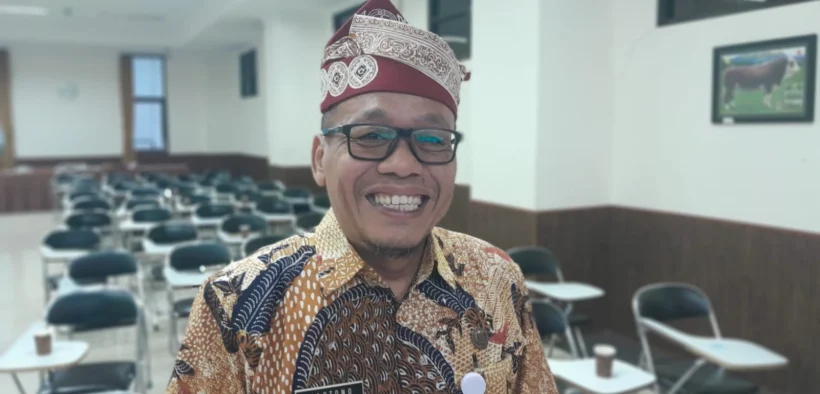 Kabid Kebudayaan Disporbudpar Kabupaten Malang, Hartono, SAP, mengapresiasi bedah buku Semangkuk Lumintu Ing Brantas