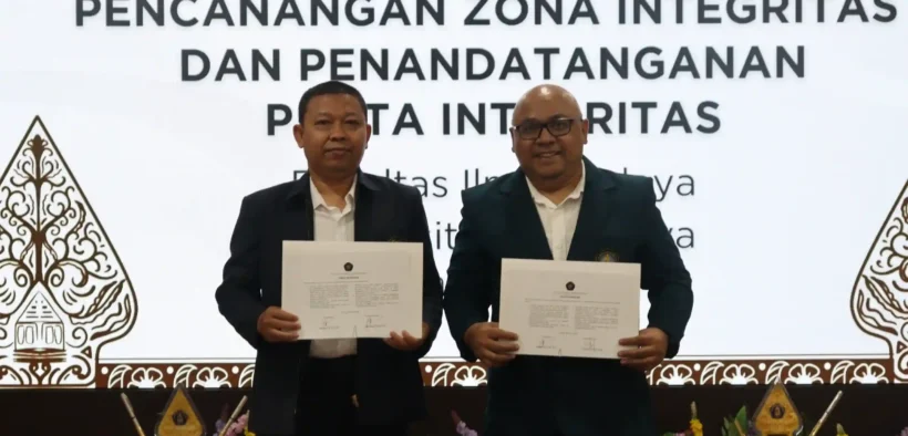 FIB UB melalui kegiatan Sosialisasi dan Pencanangan Zona Integritas (ZI) Tahun 2026 yang digelar di Aula Gedung B Lantai 2 FIB UB
